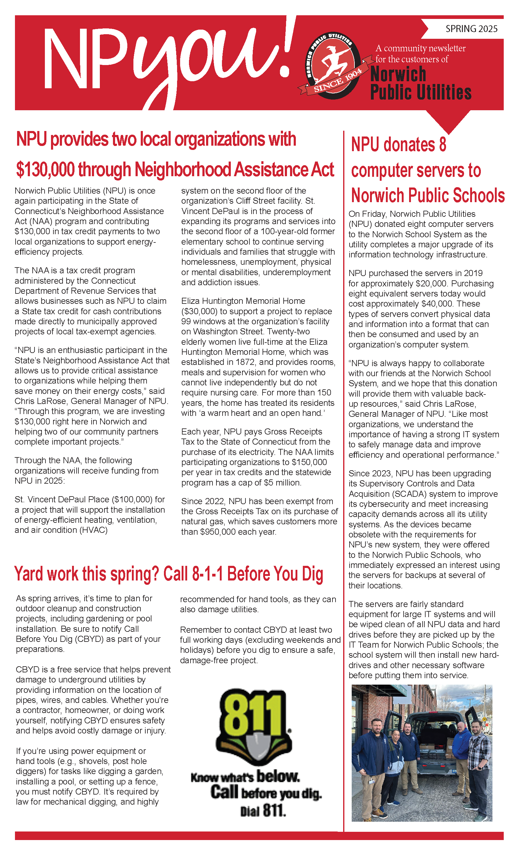 NPYou Newsletter Spring 2025